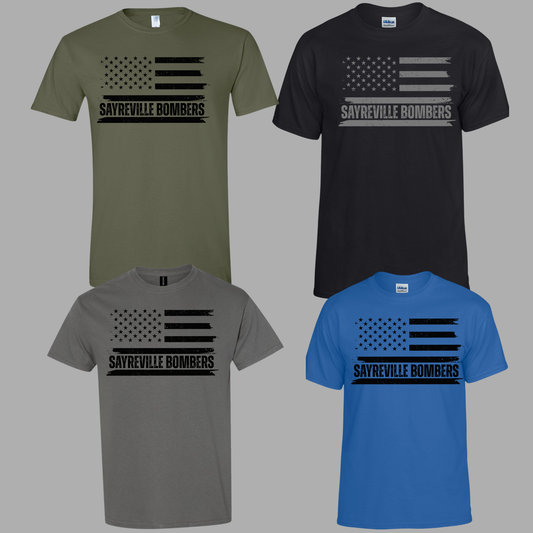 LAX -SAYREVILLE BOMBERS FLAG - Teeshirt