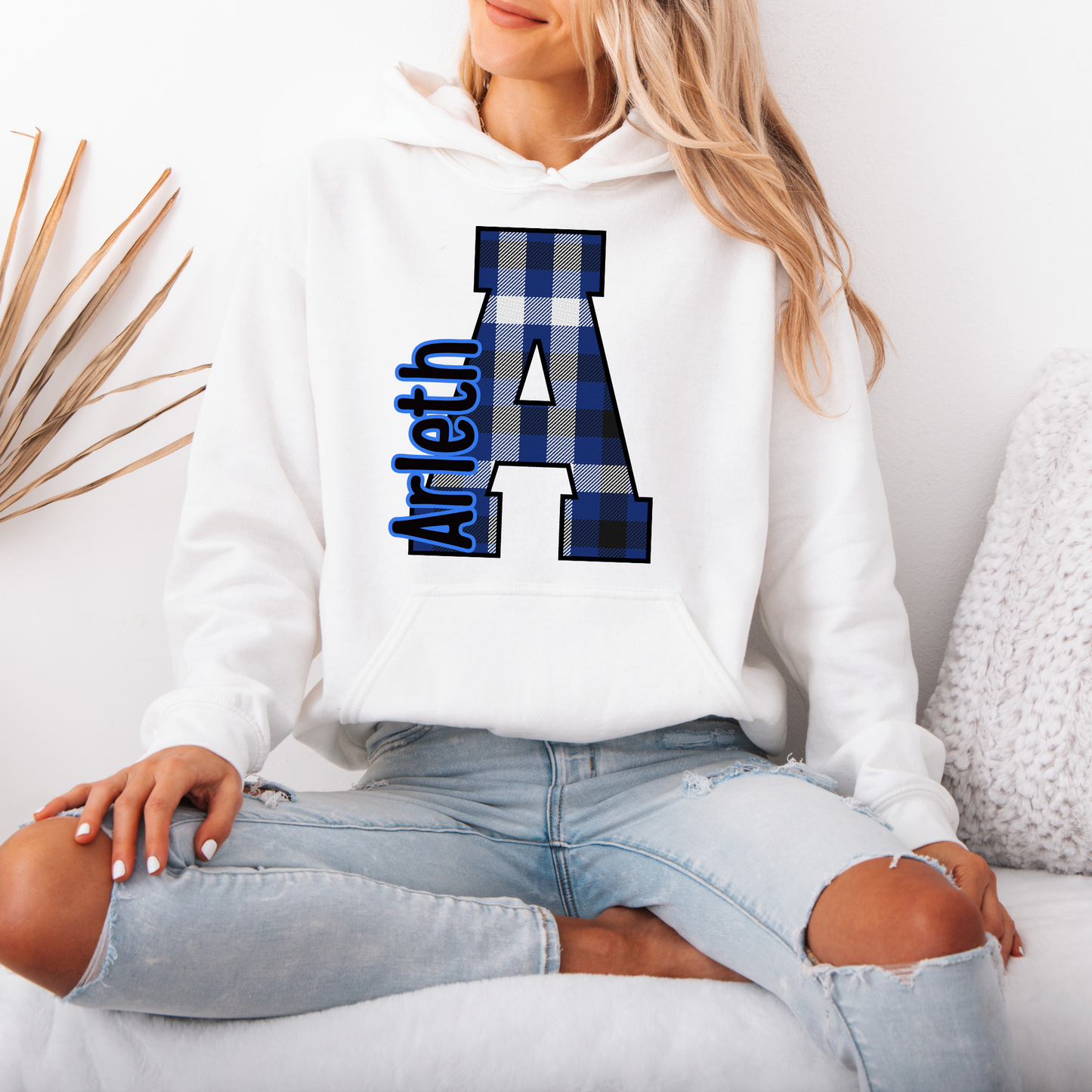 Arleth - 009 - Plaid A - HOODED SWEATSHIRT