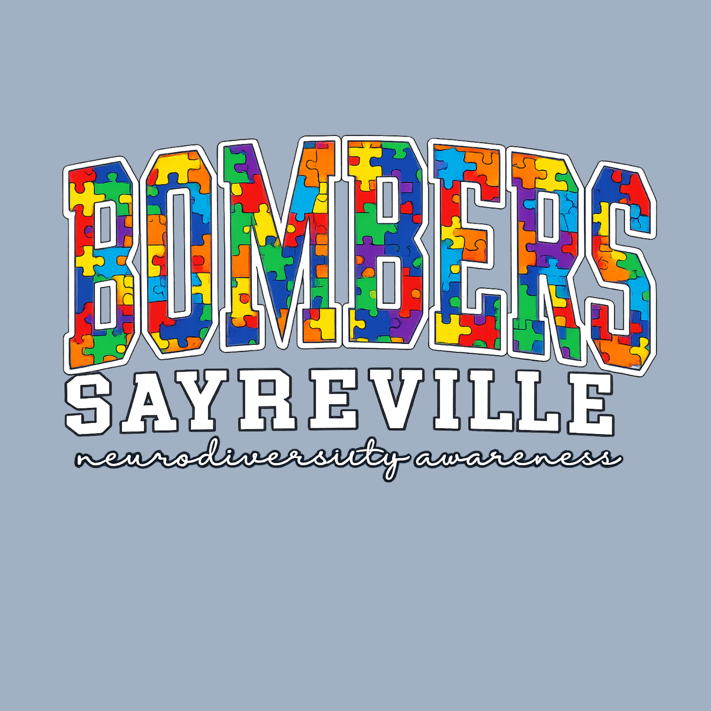 Bombers 002 - Neurodiversity Awareness - Tee Shirt