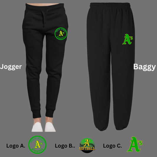 South Jersey A's Softball 006 - Fleece Sweatpants