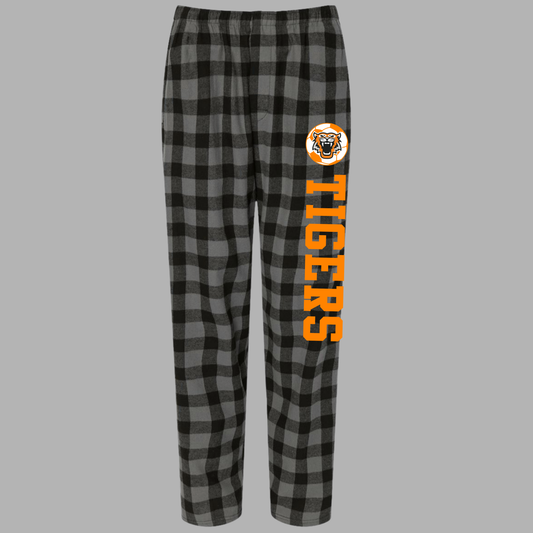 Tigers Soccer 004 - Box craft - Flannel PJ Pants with Pockets