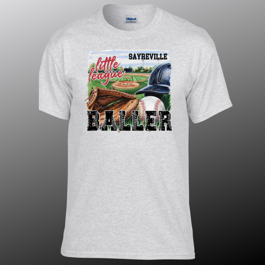 SLL 16 -Sayreville Little League - Little League Baller Tee shirt