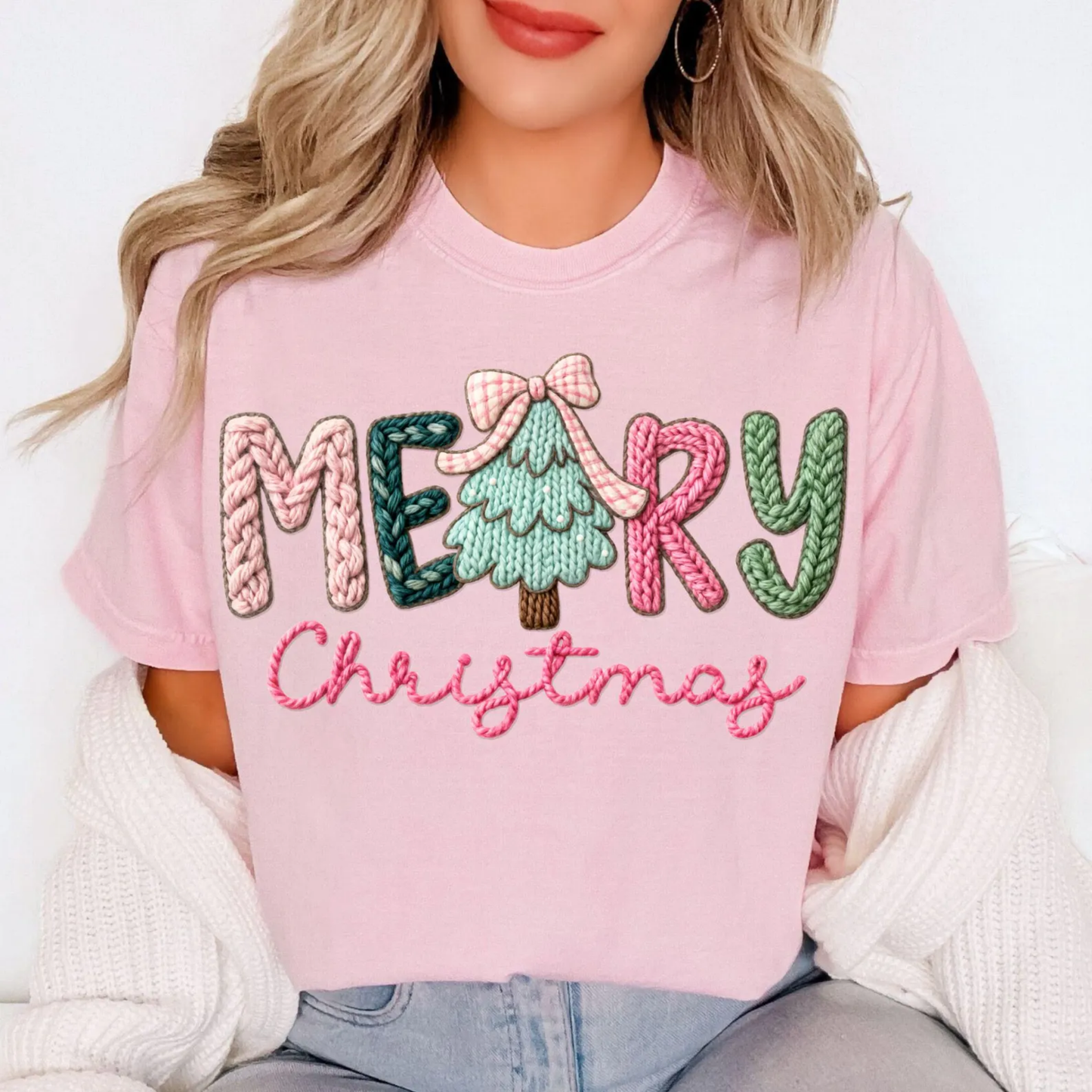 035 - Merry Christmas Yarn - Tee-shirt - Crewneck or Hooded Sweatshirt