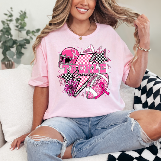 Soccer 033 - BOMBERS - TAKLED CANCER - Tee shirt