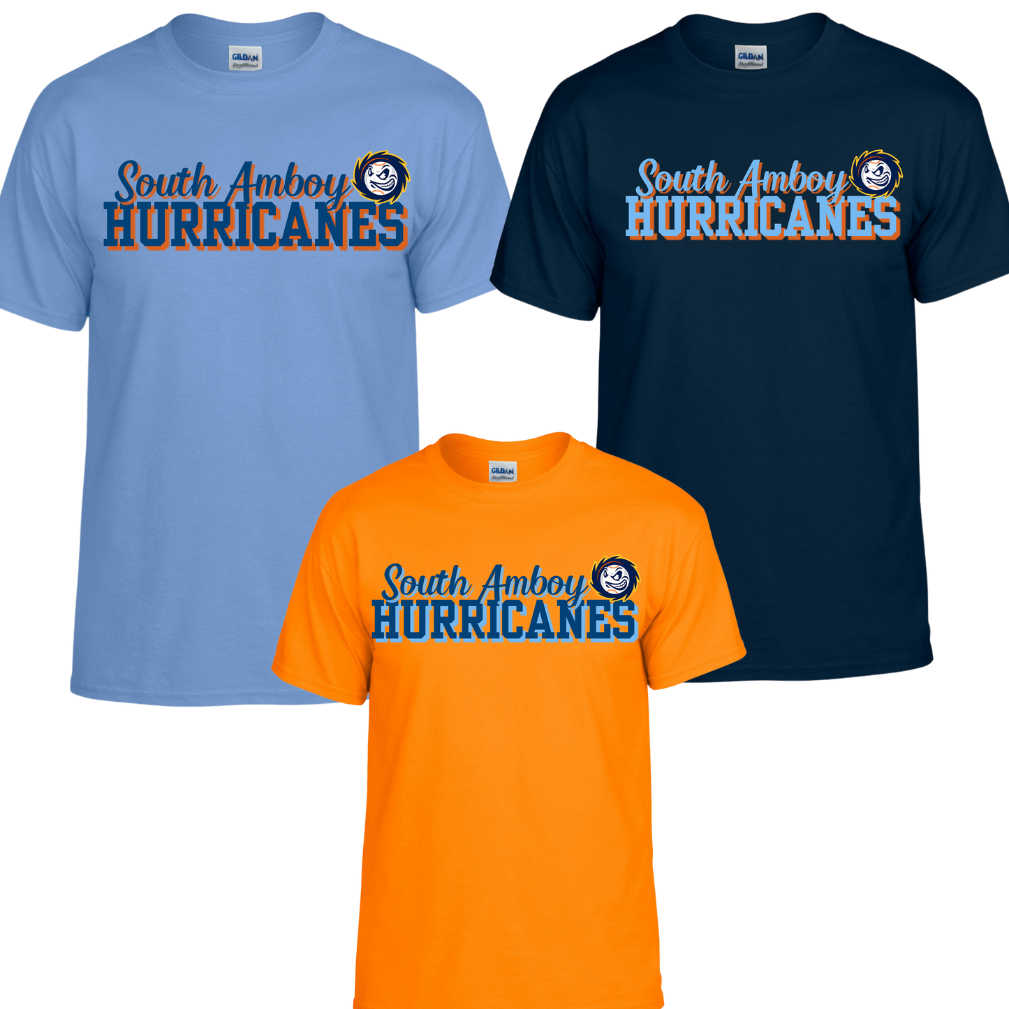 Hurricanes - Hurricanes Baseball Script -Tee-Shirt