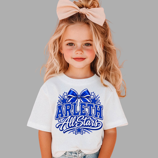 Arleth 008 - ARLETH All Stars w/bow - Tee Shirt, Crew neck Sweatshirt, or Hooded Sweatshirt