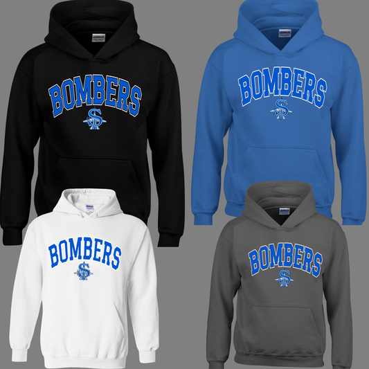 Wrestling 032- SAYREVILLE BOMBERS design - Tee- Shirt - Crewneck Sweatshirt or Hooded Sweatshirt