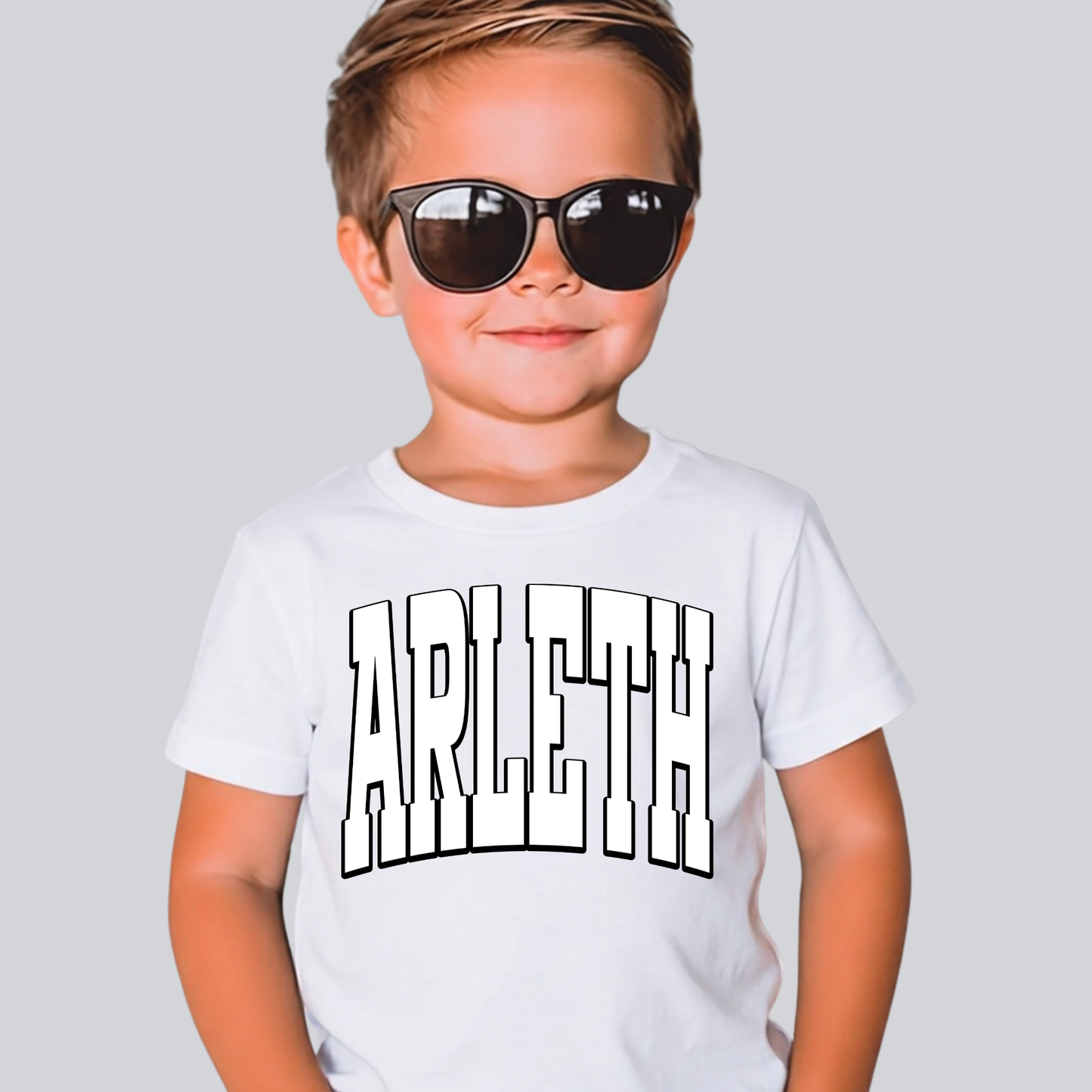 Arleth 021 - ARLETH Wording - Tee Shirt, Crew neck Sweatshirt, or Hooded Sweatshirt