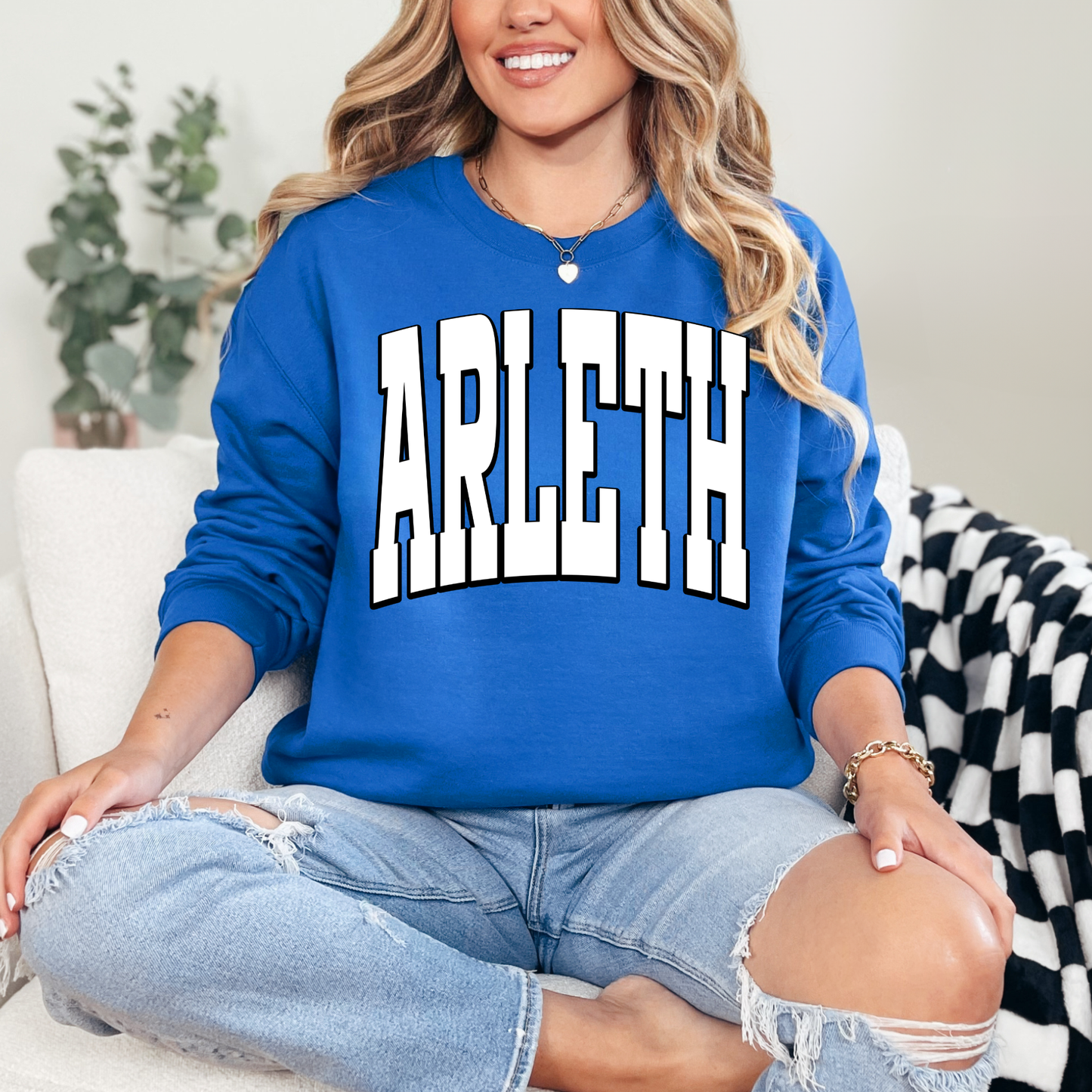 Arleth 021 - ARLETH Wording - Tee Shirt, Crew neck Sweatshirt, or Hooded Sweatshirt