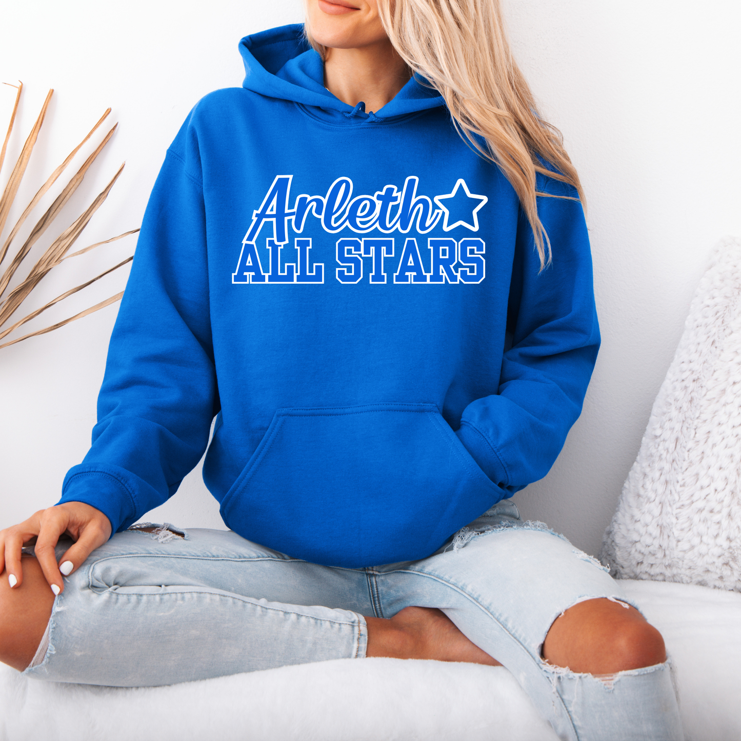Arleth 020 - ARLETH All Stars Wording - Tee Shirt, Crew neck Sweatshirt, or Hooded Sweatshirt