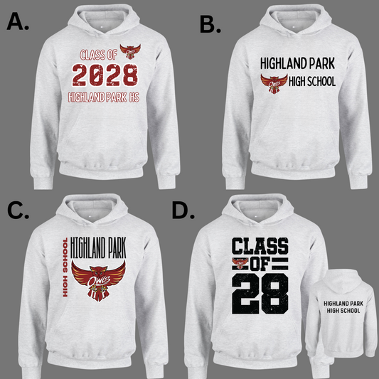 HPHS 009- Hooded Sweatshirt - Fleece/Cotton/Poly Blend Unisex - ASH GRAY