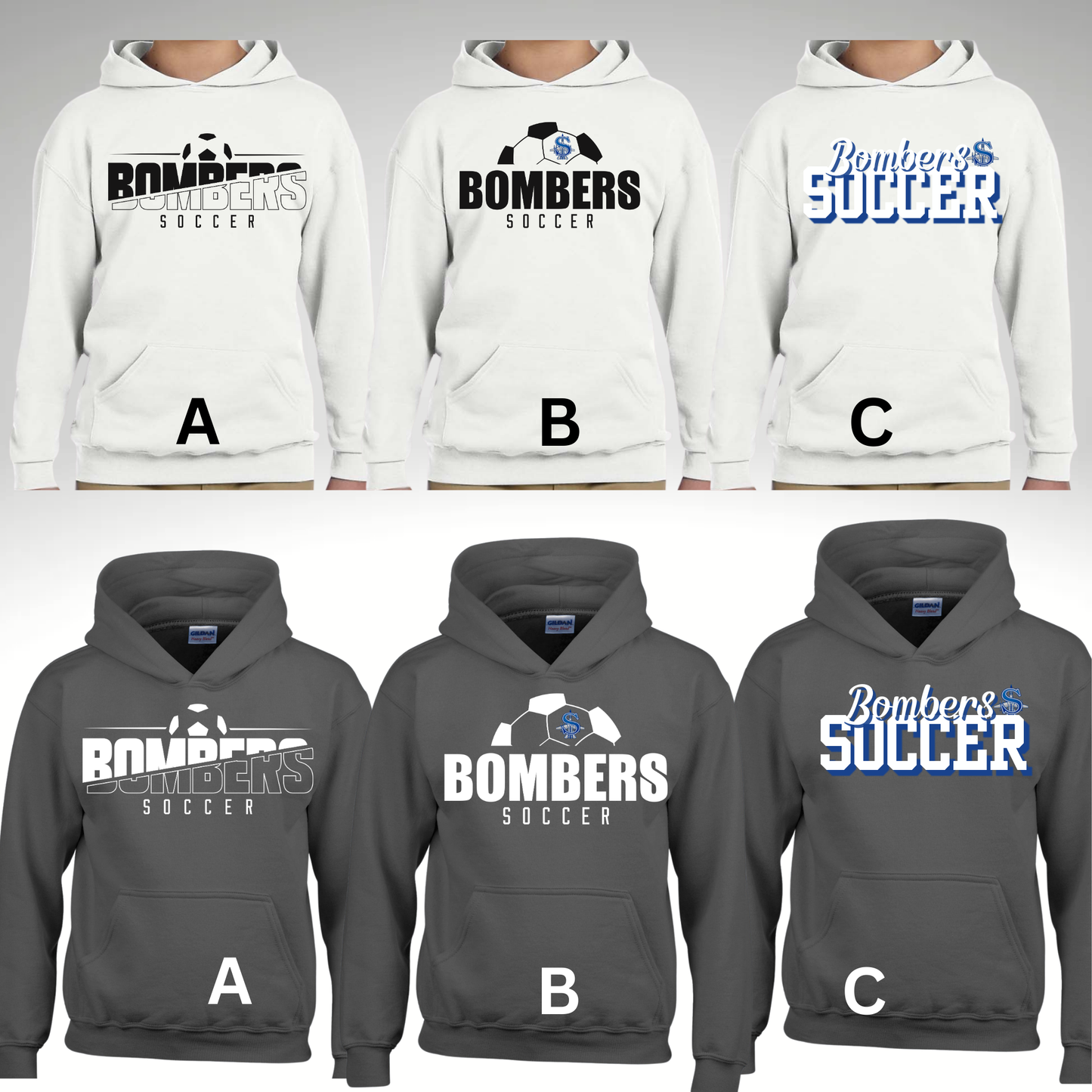 Soccer 004 -Fleece Hooded Sweatshirt