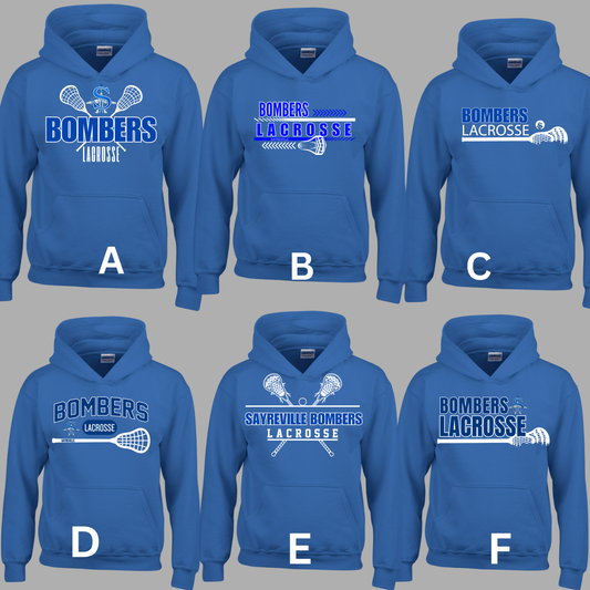 LAX 011 - Fleece Unisex- Hooded Sweatshirt - Royal Blue
