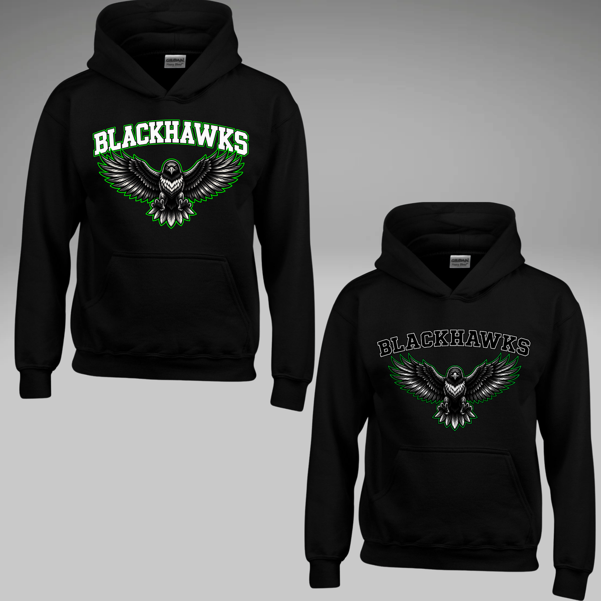 Blackhawks 002 - Hooded Sweatshirt - Cotton/Fleece Unisex