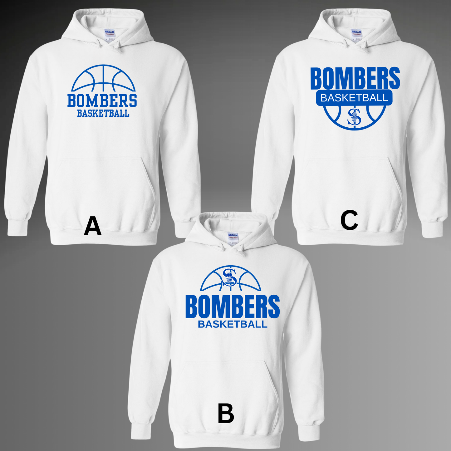 BGB 003 - Sayreville Basketball Designs - HOODED Sweatshirt