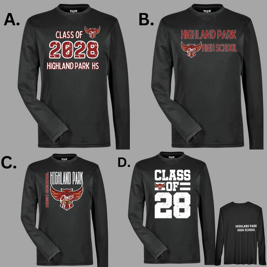 HPHS 006 - Team 365 Unisex LONG SLEEVE - Performance Shirt (Dri Fit) Black