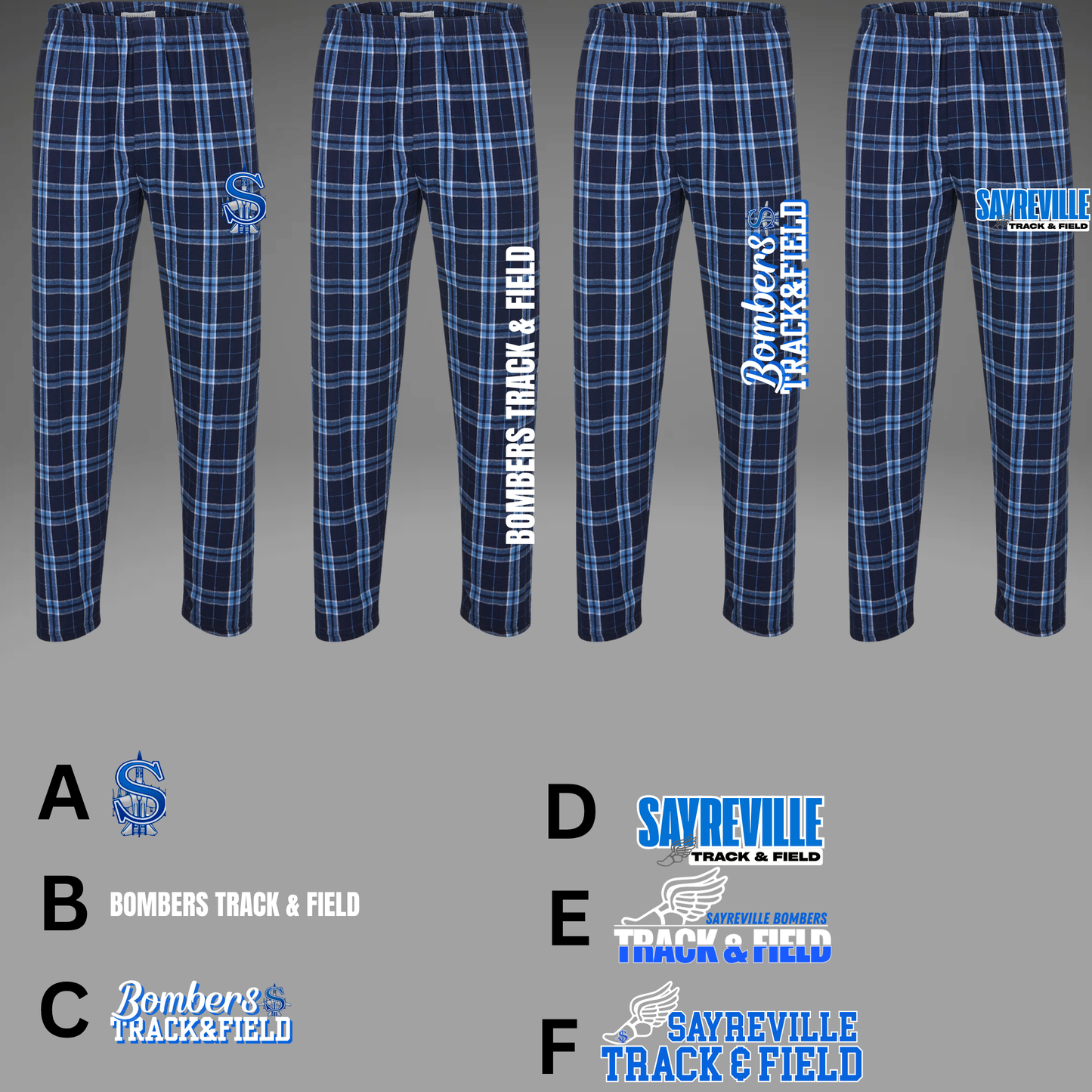 Track & Field - Box craft Flannel PJ Pants with Pockets