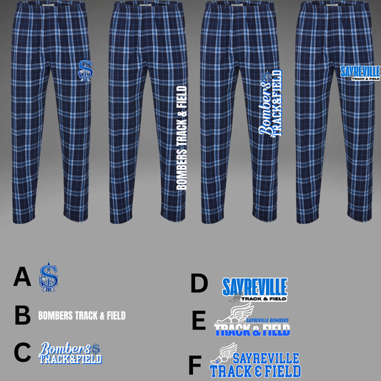 Track & Field - Box craft Flannel PJ Pants with Pockets