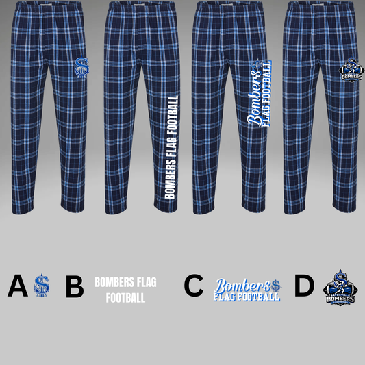 Flag - Flag Football - Box craft Flannel PJ Pants with Pockets