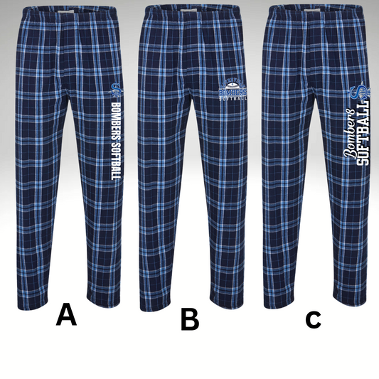 Softball 008 - Box craft Flannel PJ Pants with Pockets