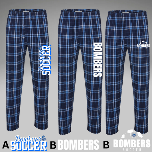 Soccer 005- Box craft Flannel PJ Pants with Pockets