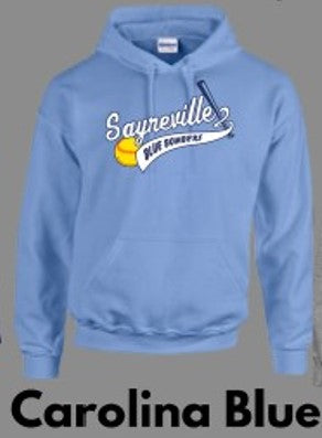 Adult & Youth Cotton\Poly Blend hooded Sweatshirt - CAROLINA BLUE