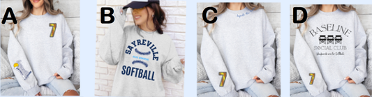 Adult & Youth Crew Neck Sweaters ASH GREY