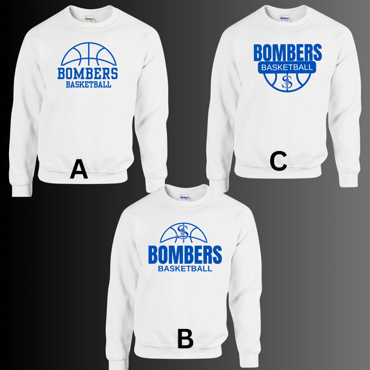 BGB 002 - Sayreville Girls Basketball -CREW neck Sweatshirt