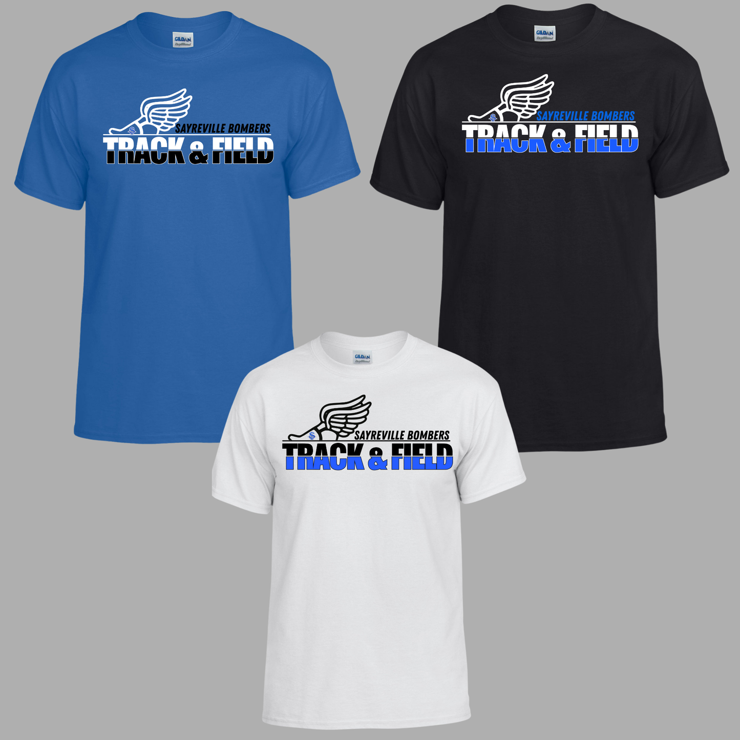Track & Field - Tee-Shirt (track & Field ombre wording)