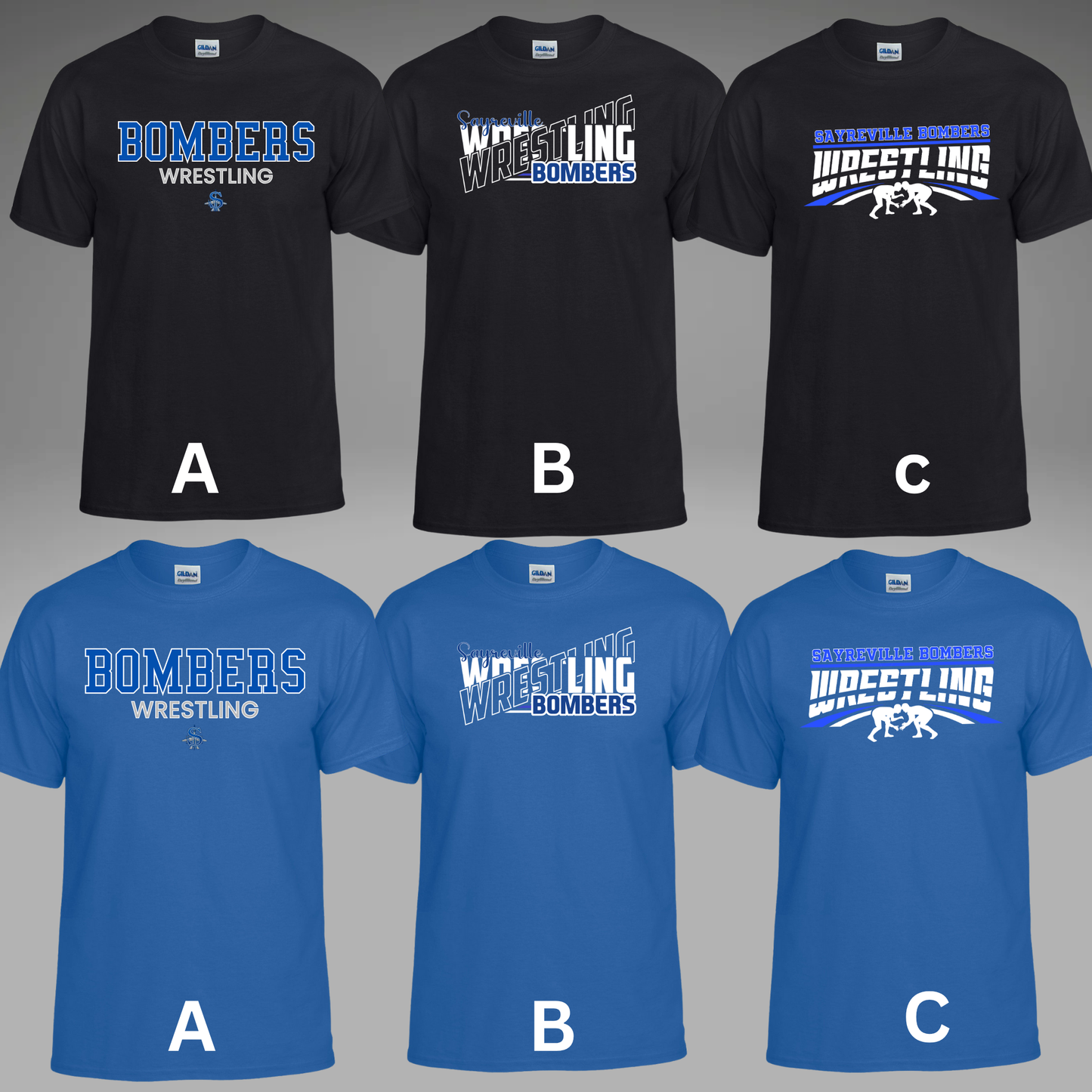 Wrestling 001 - Sayreville HS Wrestling -Tee-Shirt