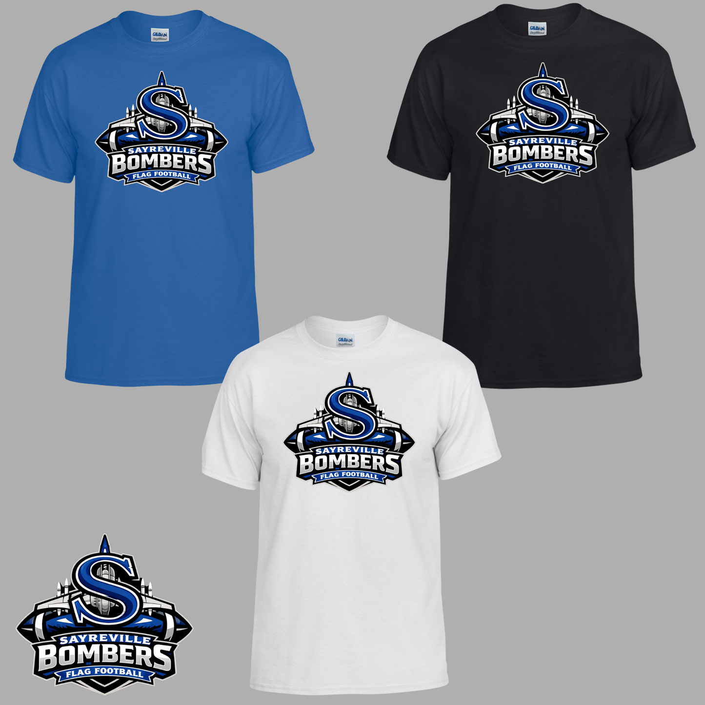 Flag - Tee Shirt -Bombers Football