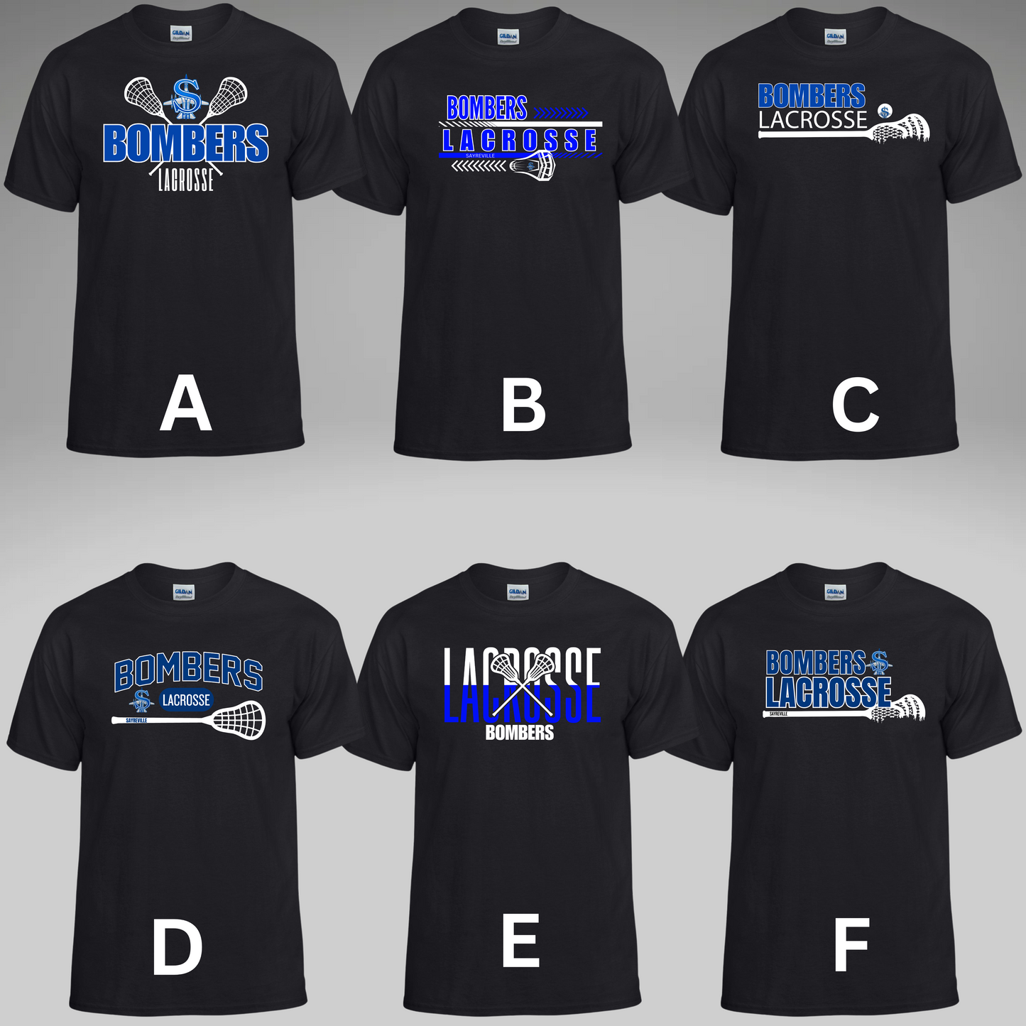 LAX  005 - Tee Shirt - Cotton/Poly Blend - Black