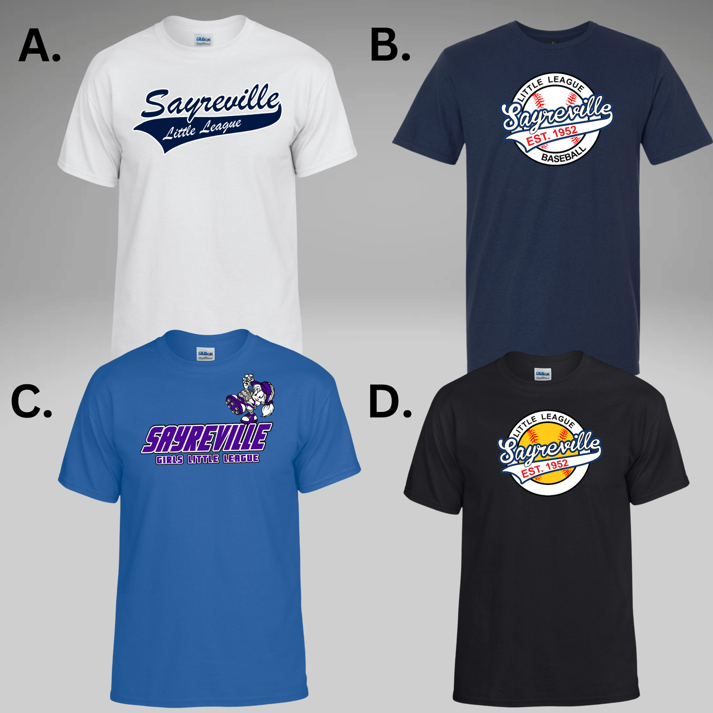 SLL - Sayreville Little League - Unisex Cotton Soft Style Soft T-Shirt