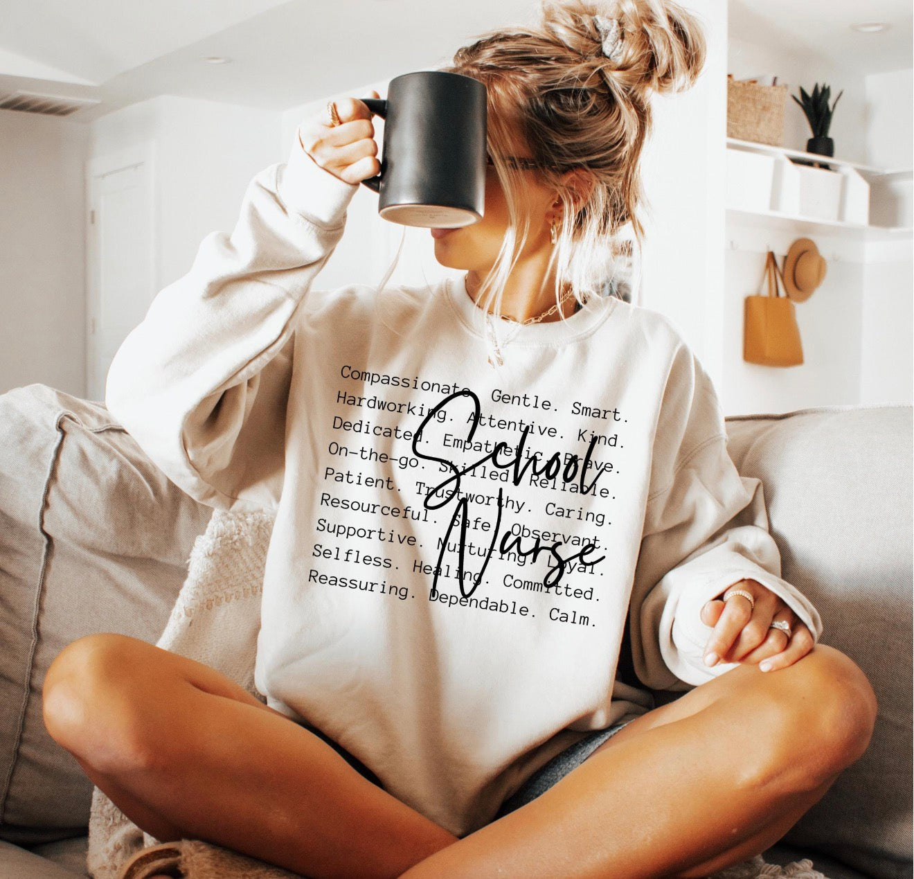 School Nurse- Tee-shirt - Crewneck or Hooded Sweatshirt