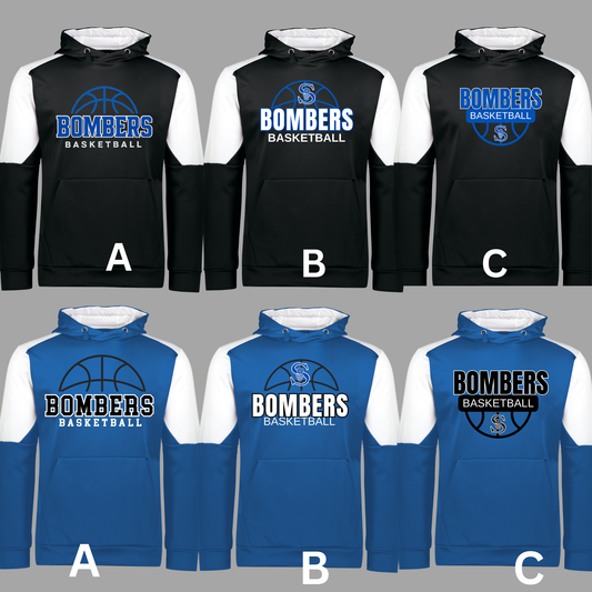 BGB 010 -Holloway -Two colored -PERFORMANCE Fleece HOODED Sweatshirt