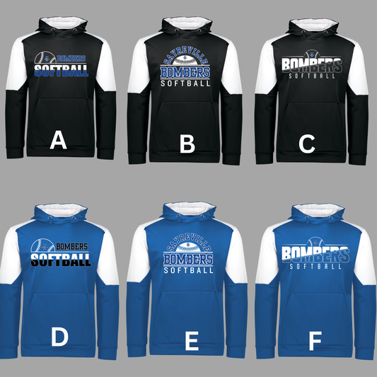 Softball 009 - Holloway Unisex Adult Momentum Team Hooded Sweatshirt (Performance Fleece)