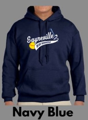 Adult & Youth  Cotton\Poly Blend hooded Sweatshirt - NAVY BLUE