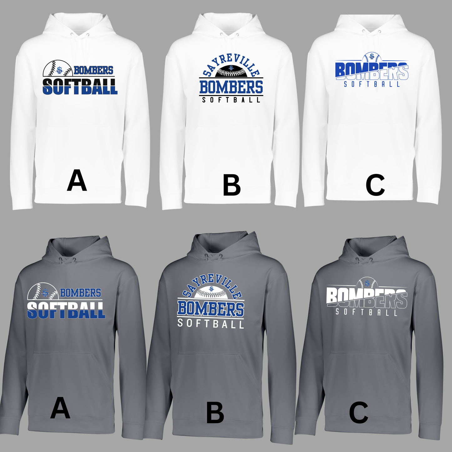Softball 018 - Augusta Sport Performance Dri Fit Fleece Hooded Sweatshirt