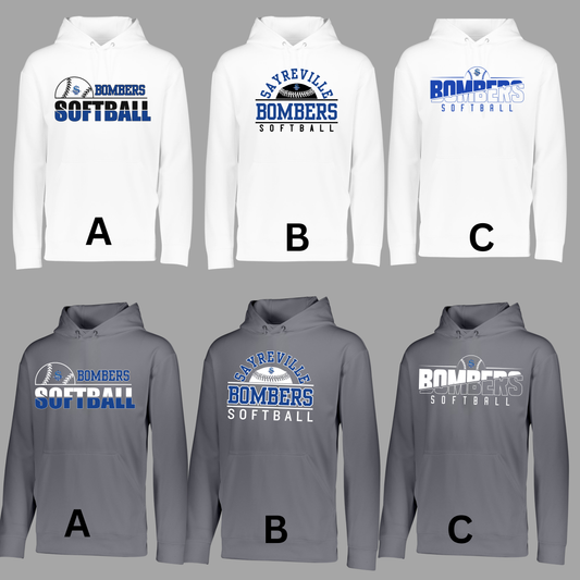 Softball 018 - Augusta Sport Performance Dri Fit Fleece Hooded Sweatshirt