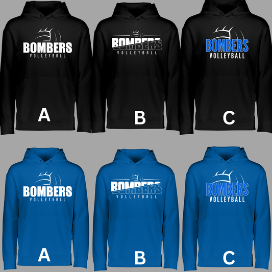 Volleyball 008 - Augusta Sport Performance Dri Fit Fleece Hooded Sweatshirt