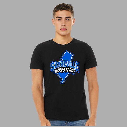 Rec Wrestling 014 - NJ design - Tee Shirt, Crew neck Sweatshirt, or Hooded Sweatshirt