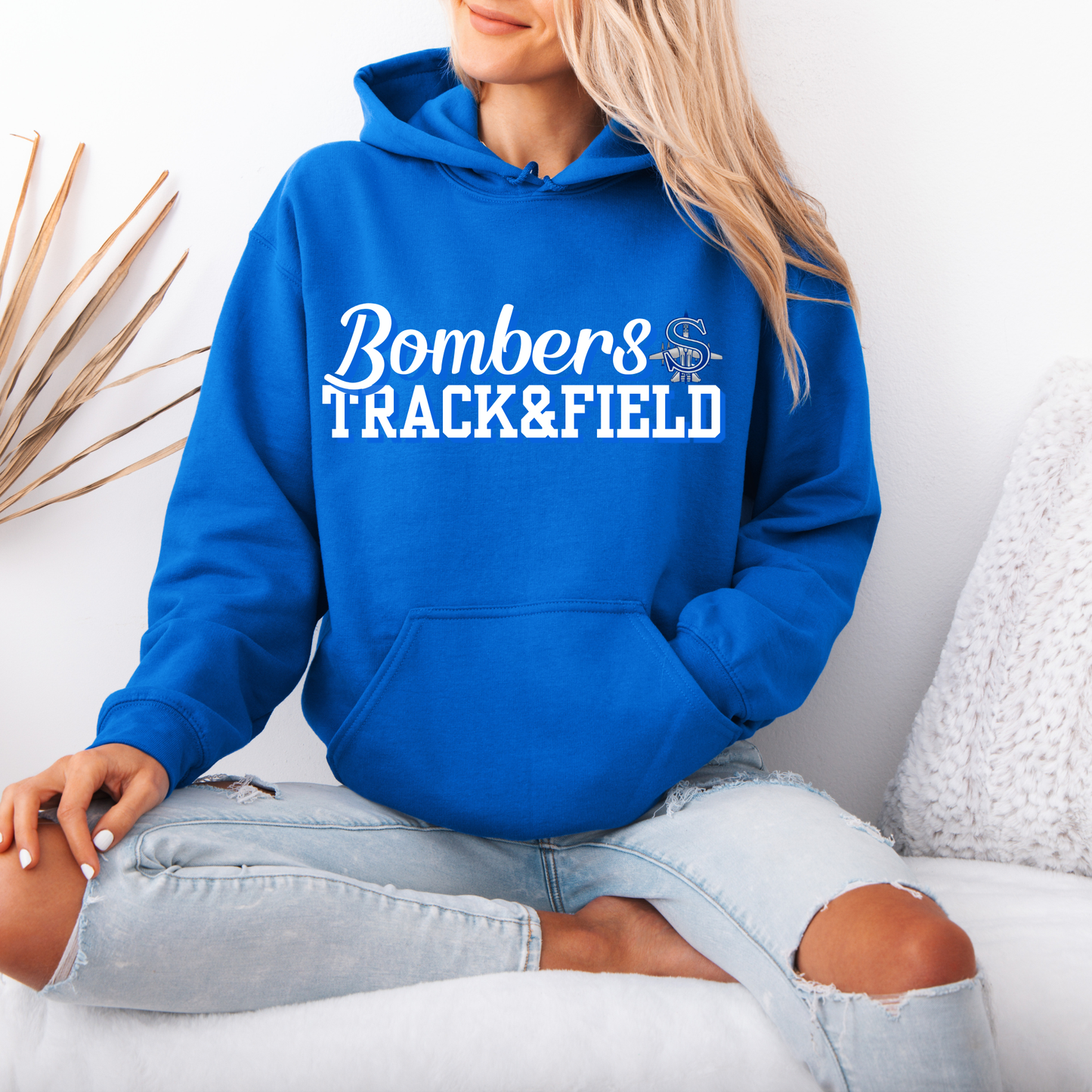 Track & Field - Track & Field (script) - Crewneck Sweatshirt or Hooded Sweatshirt or Tee Shirt