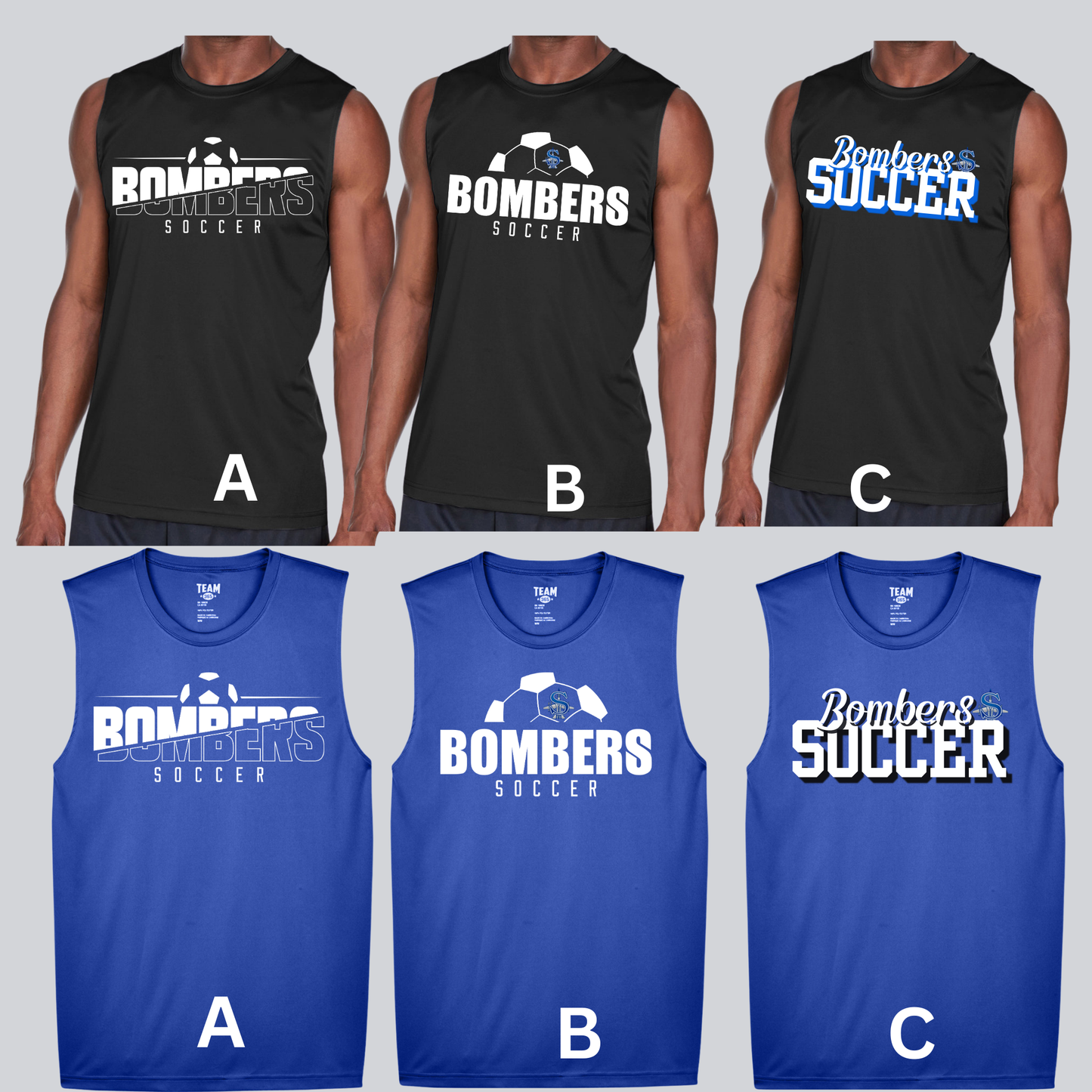 Soccer 010- Men's Performance Tank Top - Dri Fit