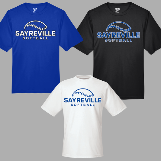Softball 009 - Sayreville Softball - Team 365 Unisex Performance T-Shirt (Dri Fit)