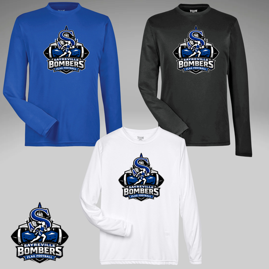 FLAG - Bombers Flag Football (Player) - Team 365 Performance Long Sleeve Shirt