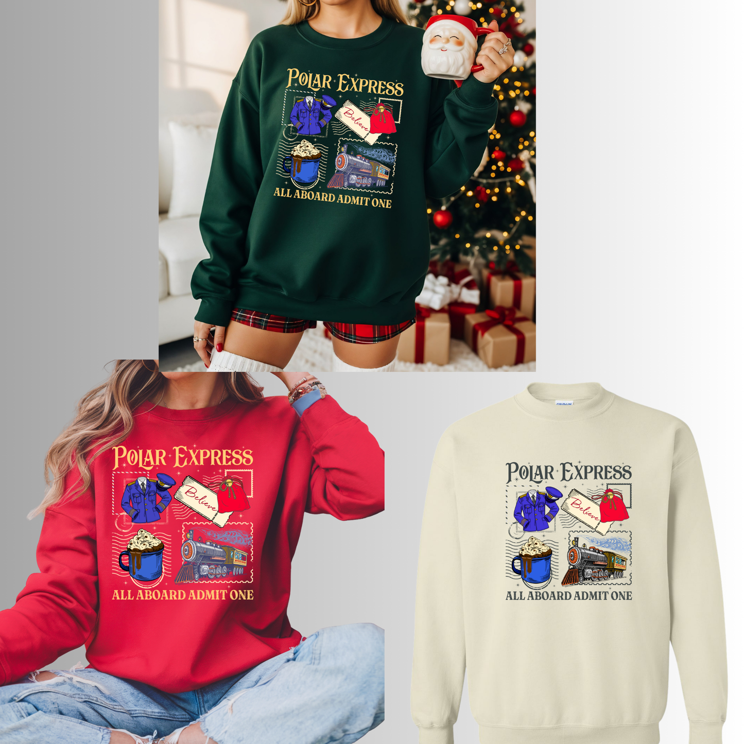 Arleth - POLAR EXPRESS - Tee-shirt, Crewneck or Hooded Sweatshirt