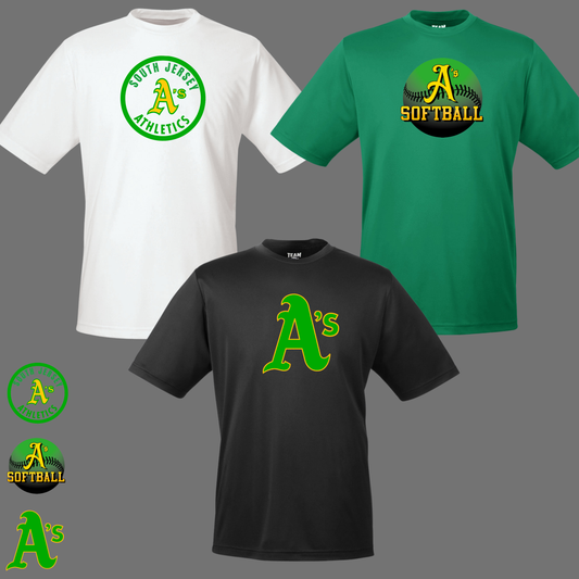 South Jersey A's Softball 004 - Performance Dri Fit T-Shirt