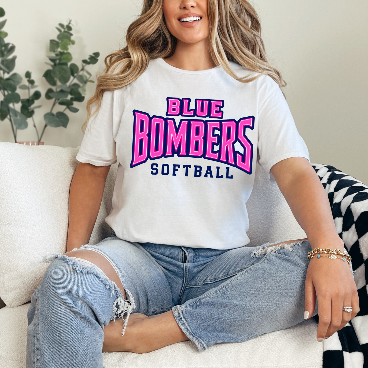 Blue Bombers 002 -Tee-Shirt