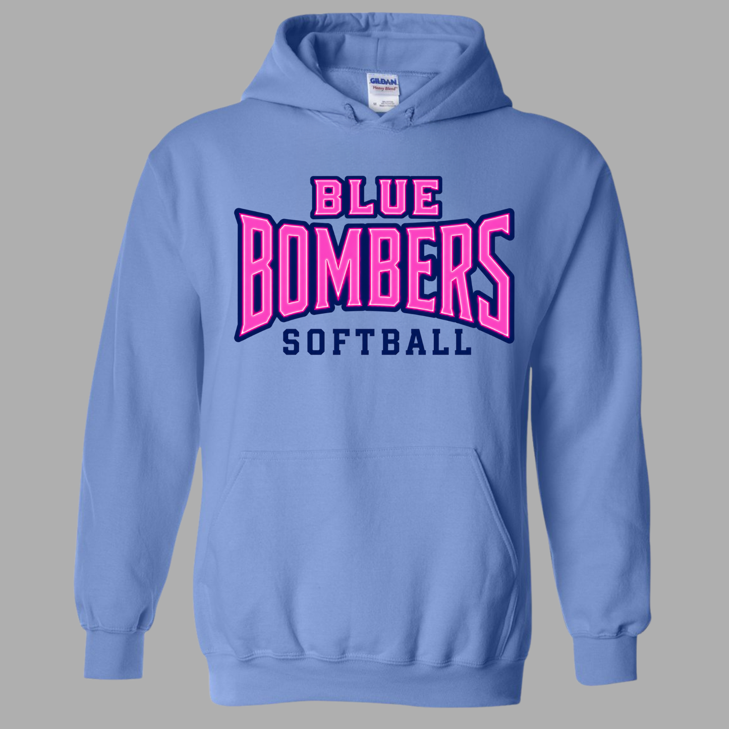 Blue Bombers 001 - Fleece Hooded Sweatshirt