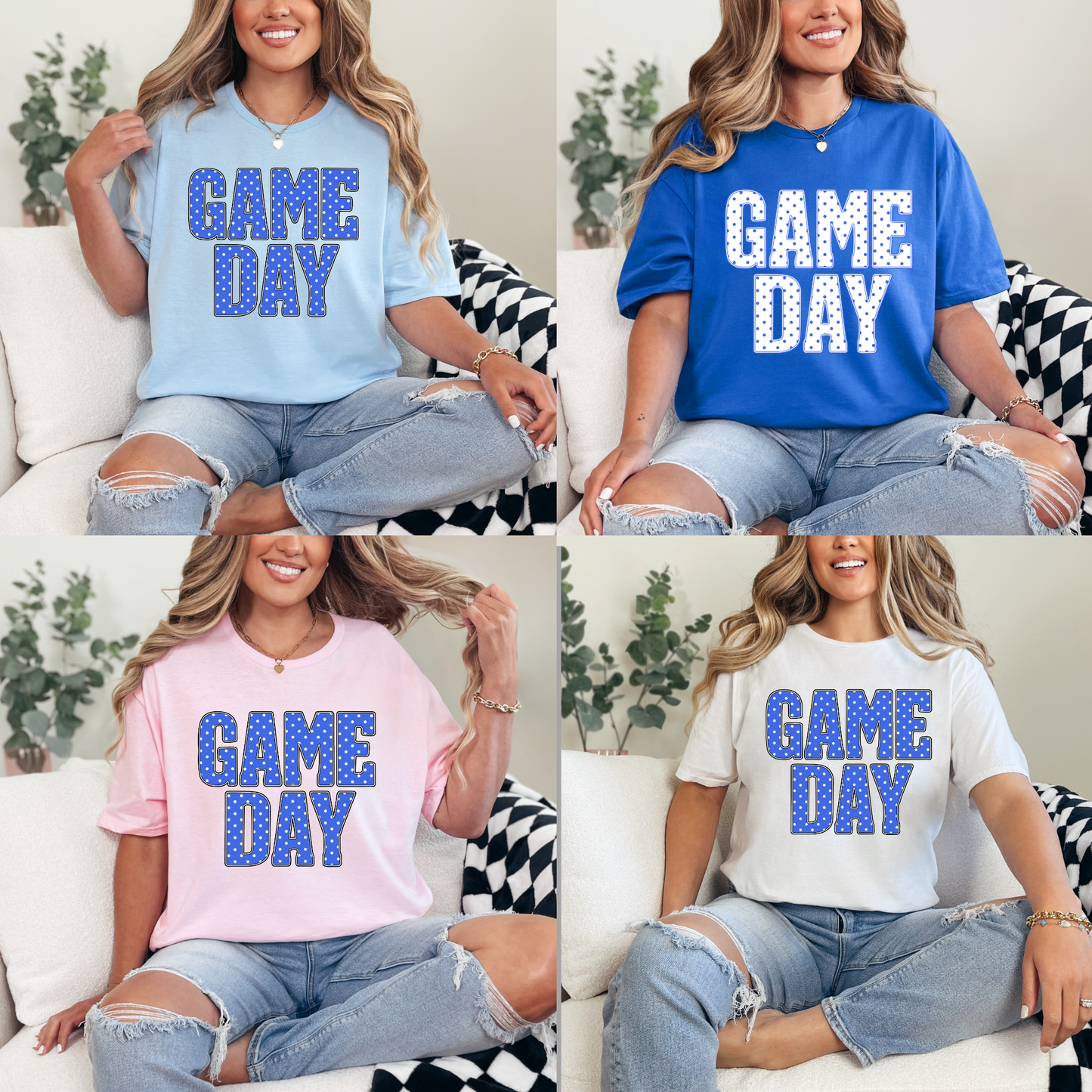 SLL - Sayreville Little League Baseball - GAME DAY - Crewneck Sweatshirt or Hooded Sweatshirt or Tee Shirt